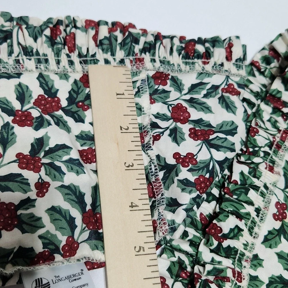 Longaberger holly liner